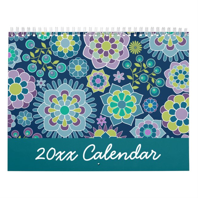 Chic Girly Patterns - Sie können das Datum ändern Kalender (Titelbild)
