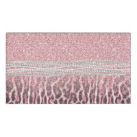 Chic Girly Pink Leopard Glitzer Image