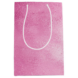 Chic Glam Girly Pink Mittlere Geschenktüte