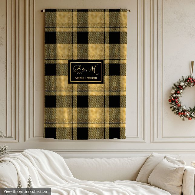 Chic Glamorous Birthday Gift Black Gold Blanket Fleecedecke (Chic Glamorous Birthday Gift Black Gold Blanket)