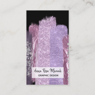 *~* Chic Glitzer Girly Feminine Ausgezeichnet Abst Visitenkarte