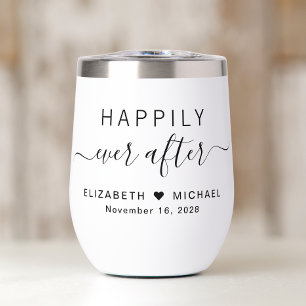 Chic glücklich immer nach Hochzeit