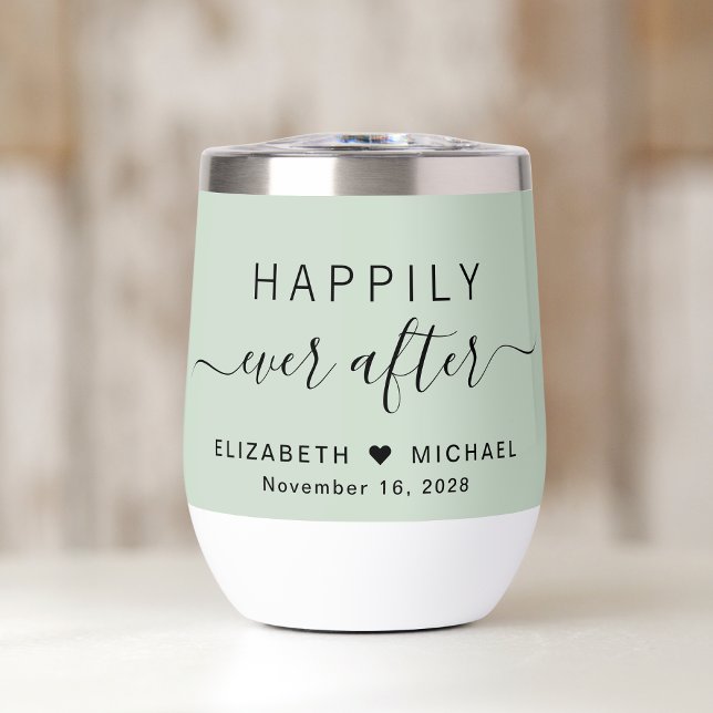 Chic glücklich immer nach Sage Green Wedding (Von Creator hochgeladen)