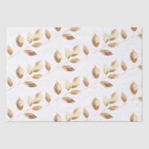 Chic Gold Blätter Wedding Seidenpapier