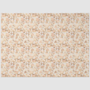 Chic Gold Blush Pink Leopard Print Seidenpapier