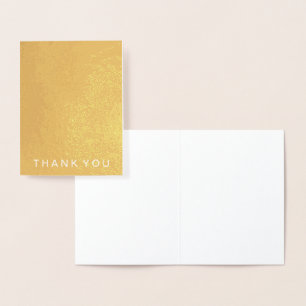Chic Gold Glam Vielen Dank Folienkarte