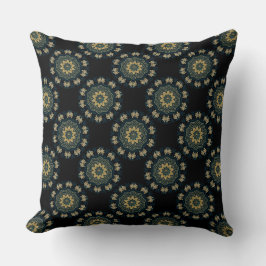 Chic Gold & Green Asian Style 3 Kissen