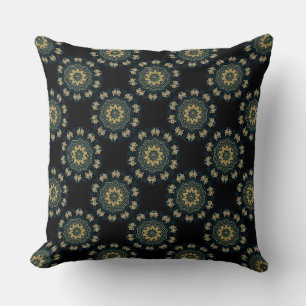 Chic Gold & Green Asian Style 3 Kissen
