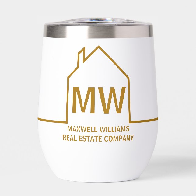 Chic Gold House Real Anwesen Company Marketing (Vorderseite)