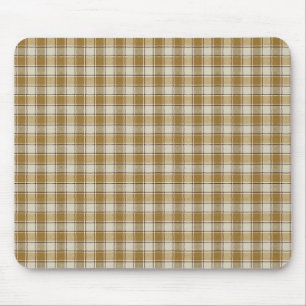 Chic Gold Kariert Stripes Mousepad