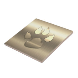 Chic Gold Look Dog Keramik Tile Fliese