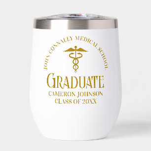 Chic Gold Médicale School Graduate Keepsaké