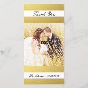CHIC GOLD PRINT WEDEN DANKE IHNEN FOTO