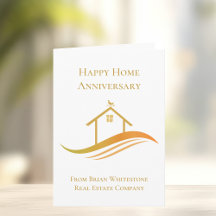 Chic Gold Real Anwesen Happy Zuhause Jubiläum