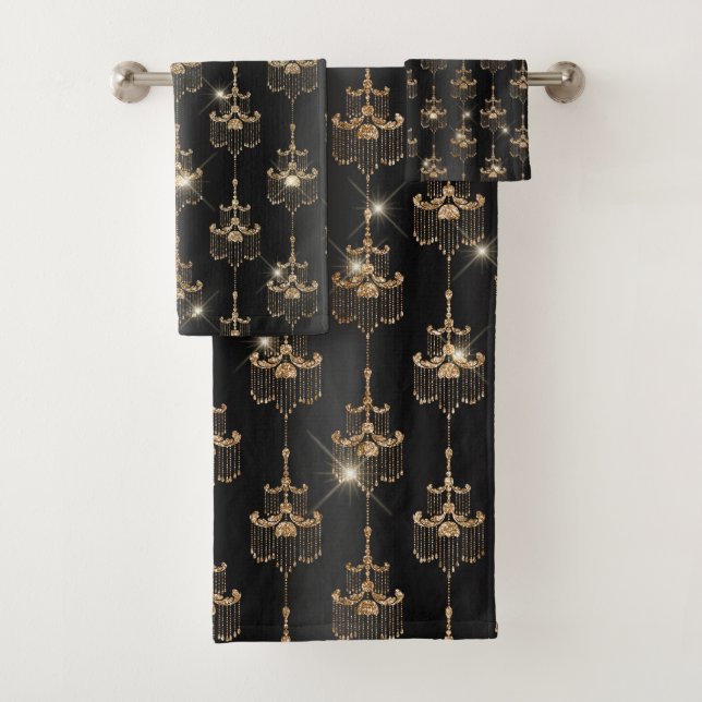 Chic Gold Sparkelier noir (En situation)