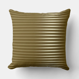 Chic Gold Streifen Kissen