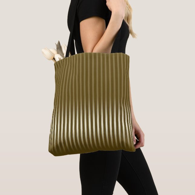 Chic Gold Streifen Tasche (Von Nahem)