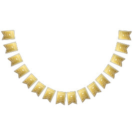 Chic Gold Trendy Abschluss Class of 20XX Jagd Wimpelkette