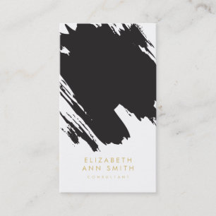 Chic-Goldabstrakter Visitenkarte