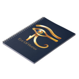 Chic Golden Eye of Horus , ägyptische Hieroglyphen Notizblock