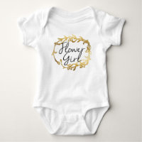 Chic Golden Floral | Blumenmädchen