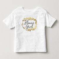 Chic Golden Floral | Blumenmädchen