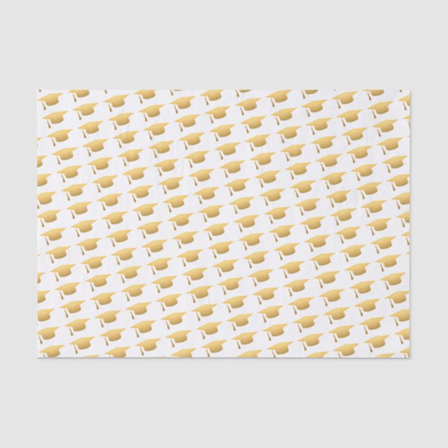 Chic-GoldTrendy Abschluss-Party-Klasse von 2016 Seidenpapier (Vorderseite)