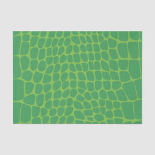 Chic Green Snakeskin Seidenpapier