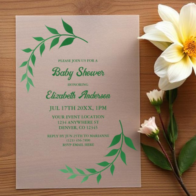 Chic Greenery Baby Shower (Von Creator hochgeladen)