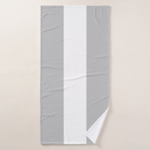 Chic gris clair blanc forme de navire rayures naut