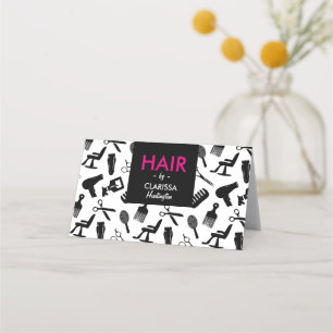 Chic Hair Stylist Terminkarte