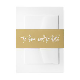 Chic Hand geschrieben, um Hochzeit zu haben und zu Einladungsbanderole