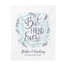 Chic Hand Letter Bester Freund je Personalisiert