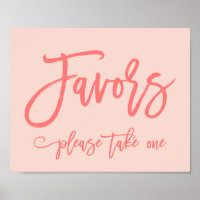 Chic Hand Letters Gastgeschenke Hochzeiten Koralle