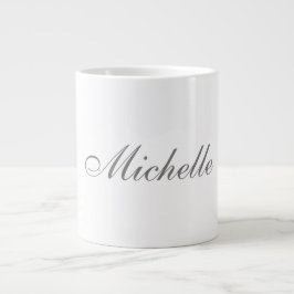 Chic Handwriting Klassisches Schlichtes Minimalist Jumbo-Tasse