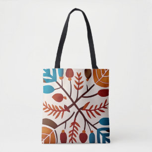 Chic Herbstblätterung einfach irdisch verbrannte O Tasche