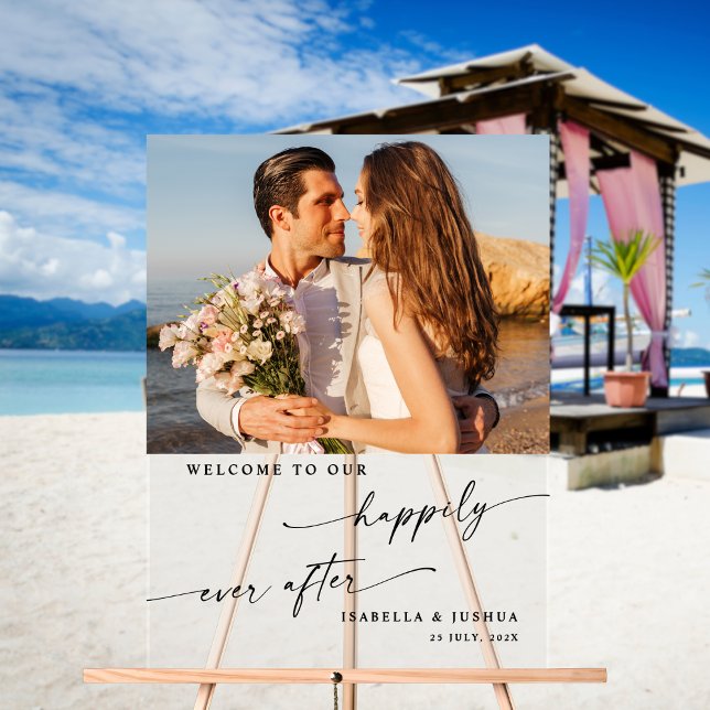 Chic Heureux Jamais Après L'Accueil Du Mariage De  (Créateur téléchargé)