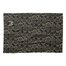 Chic Holiday Season Custom Monogram Gold Muster