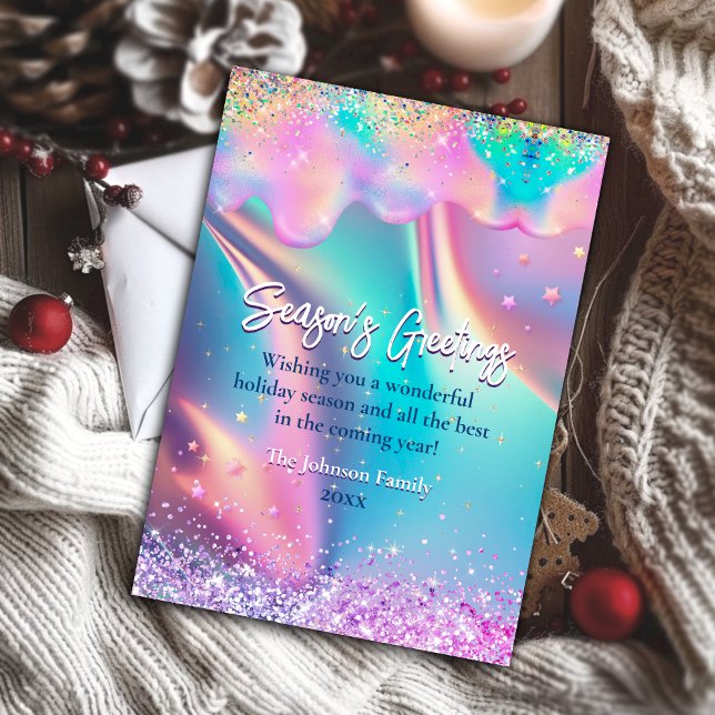 Chic holografische Tropfen Glitzer Weihnachten neu (Von Creator hochgeladen)
