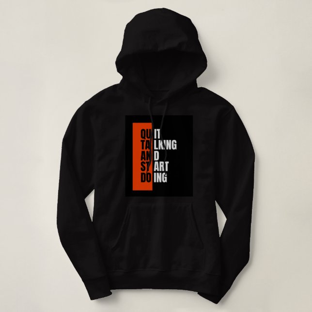 Chic hoodie, starke Botschaft Hoodie (Design vorne)