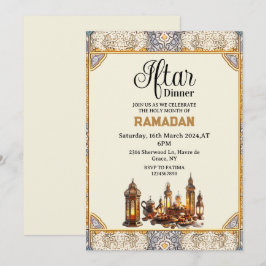 Chic Iftar Dinner Party Ramadan Kareem 2025 Einladung