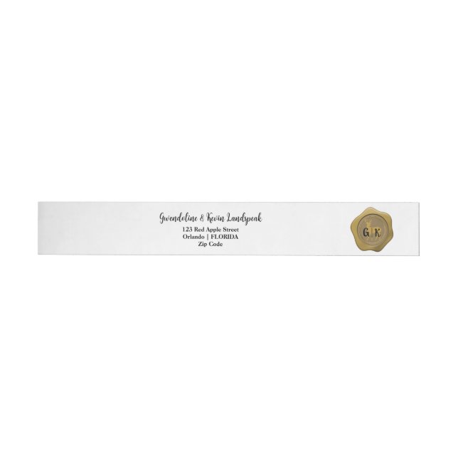 Chic Imitate Gold Wax Siegel Glitzer Hirsche Hochz (Person)