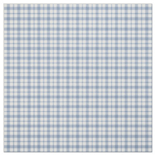 Chic-Indigo-Blau-weißes Preppy Karo-Gewebe Stoff