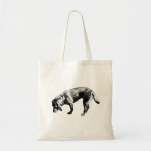Chic Ink Labrador Retriever Sniffing Tasche