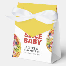 Chic Italian Slice Slice Pizza Baby Dusche
