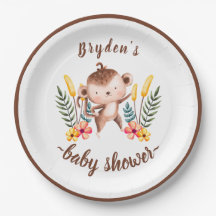 Chic Jungle Animals Greeneral Neutral Baby Dusche
