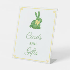 Chic Kaninchen Gender Neutral Baby Shower Cards Ge Sockelschild