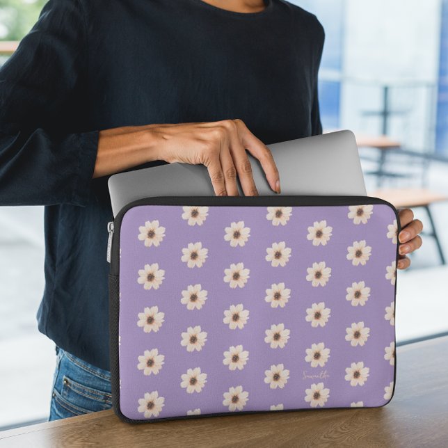 Chic Lavendel Lila Laptopschutzhülle (Von Creator hochgeladen)