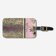 Chic Lavender Gold Leopard Safari