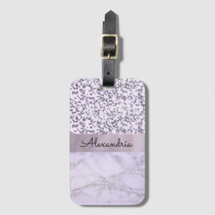 Chic Lavender Marble Gepäckanhänger